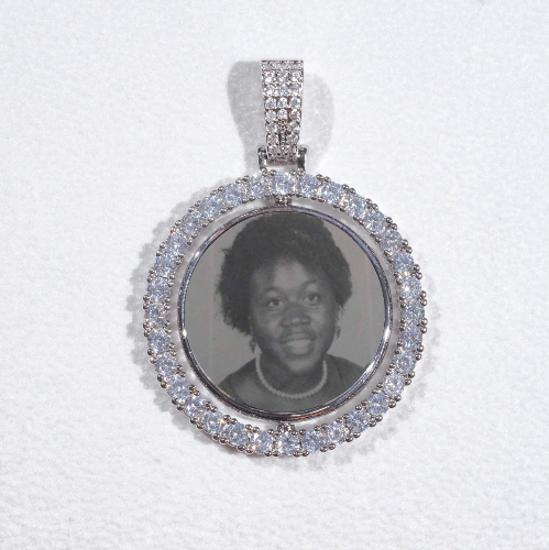 3D Spinning 2-Faced Custom Picture Pendant