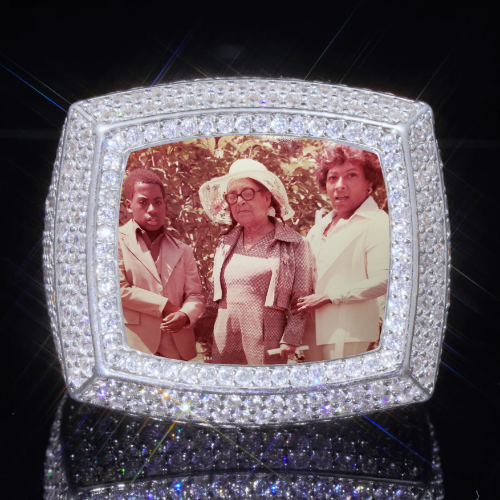 3D CUSTOM PICTURE ICED RING