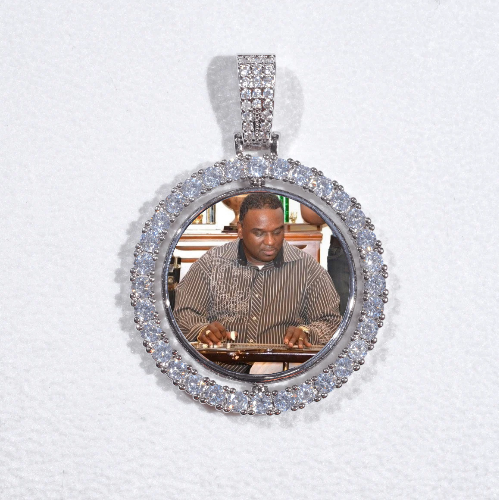 3D Spinning 2-Faced Custom Picture Pendant