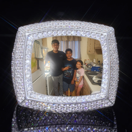 3D CUSTOM PICTURE ICED RING