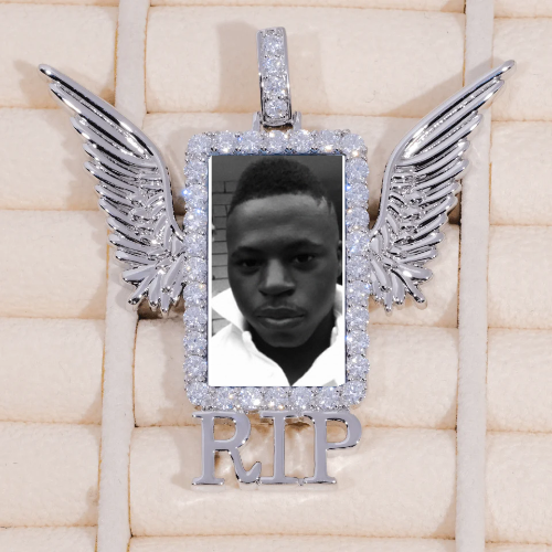 RIP WING 3D CUSTOM PICTURE PENDANT