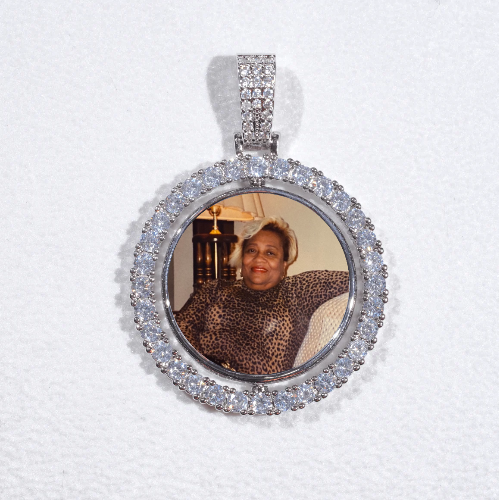 3D Spinning 2-Faced Custom Picture Pendant