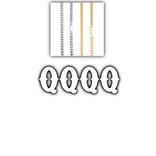 Custom Letters Freibeuter Font Necklace