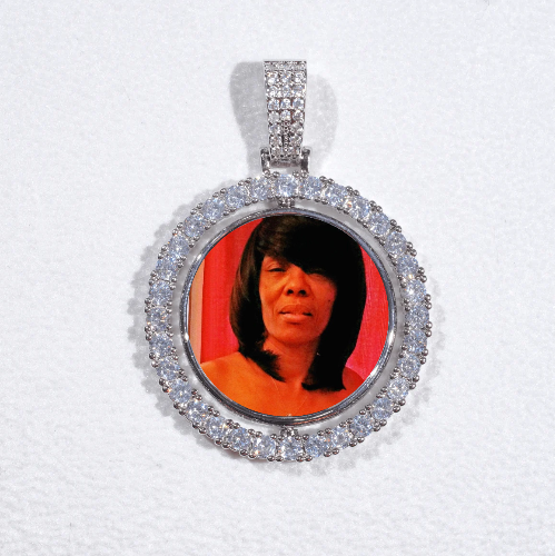 3D Spinning 2-Faced Custom Picture Pendant