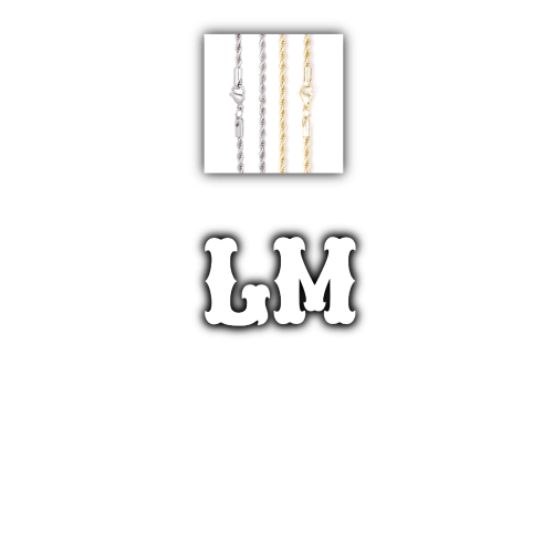 Custom Letters Freibeuter Font Necklace