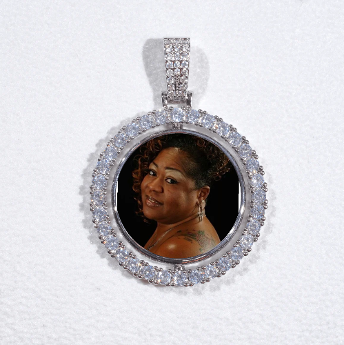 3D Spinning 2-Faced Custom Picture Pendant