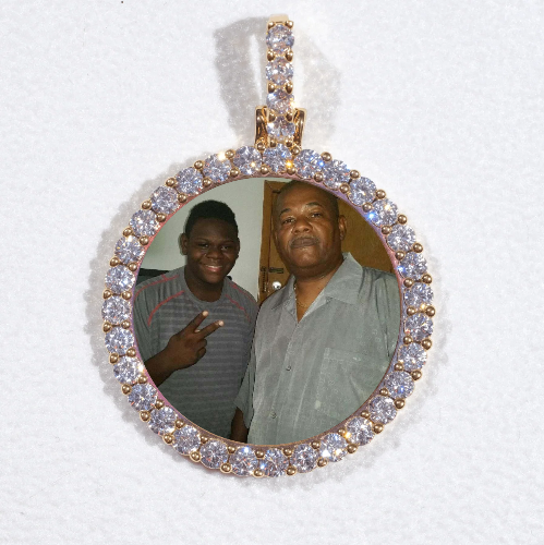 3D CIRCLE CUSTOM PICTURE PENDANT SMALL SIZE