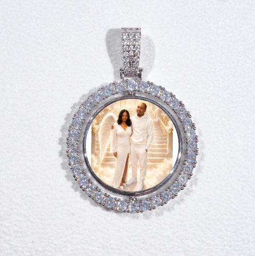 3D Spinning 2-Faced Custom Picture Pendant