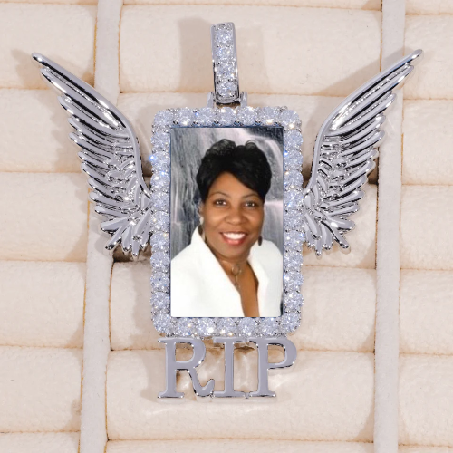 RIP WING 3D CUSTOM PICTURE PENDANT