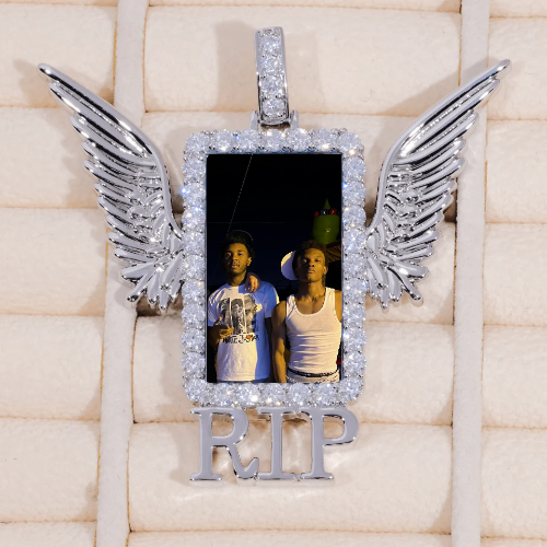 RIP WING 3D CUSTOM PICTURE PENDANT