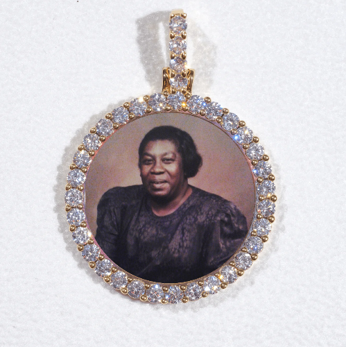 3D CIRCLE CUSTOM PICTURE PENDANT SMALL SIZE