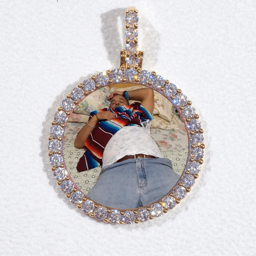 3D CIRCLE CUSTOM PICTURE PENDANT SMALL SIZE