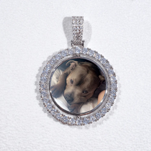 3D Spinning 2-Faced Custom Picture Pendant
