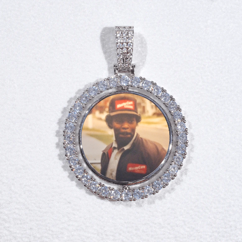 3D Spinning 2-Faced Custom Picture Pendant
