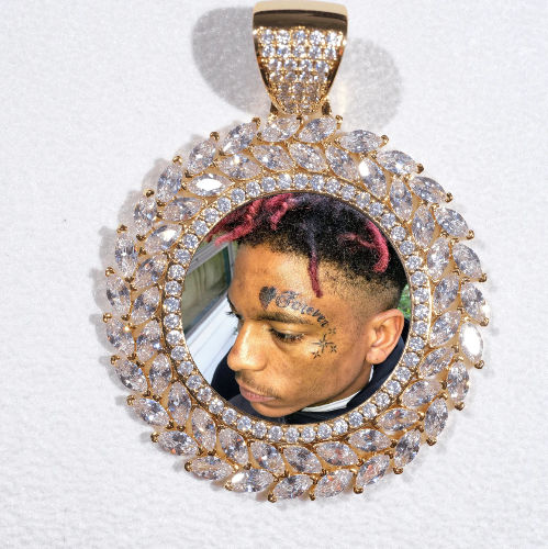 Large 3D Wheat Ear Custom Picture Pendant