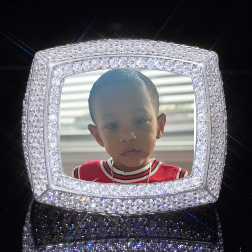 3D CUSTOM PICTURE ICED RING