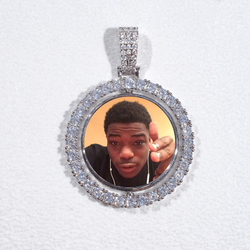 3D Spinning 2-Faced Custom Picture Pendant