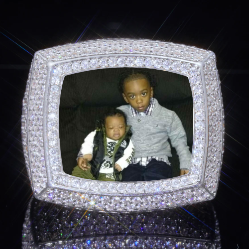 3D CUSTOM PICTURE ICED RING