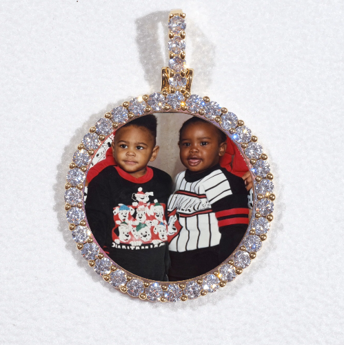 3D CIRCLE CUSTOM PICTURE PENDANT SMALL SIZE