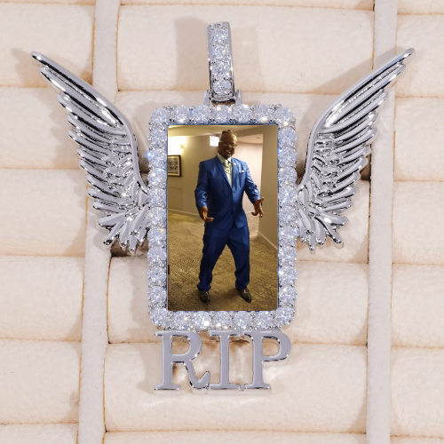 RIP WING 3D CUSTOM PICTURE PENDANT