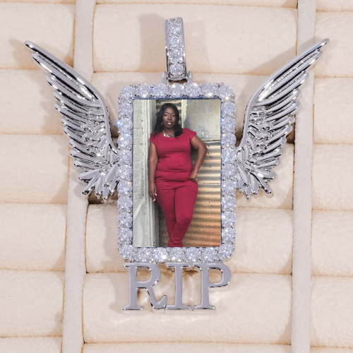 RIP WING 3D CUSTOM PICTURE PENDANT