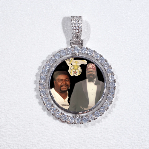 3D Spinning 2-Faced Custom Picture Pendant