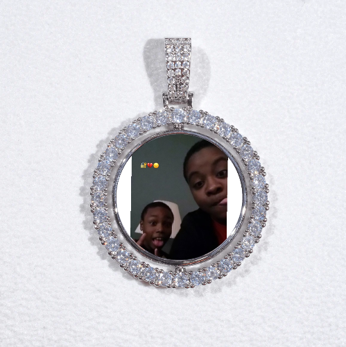 3D Spinning 2-Faced Custom Picture Pendant