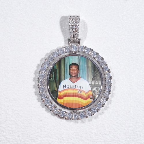 3D Spinning 2-Faced Custom Picture Pendant