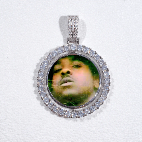 3D Spinning 2-Faced Custom Picture Pendant