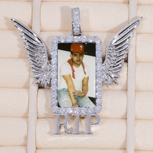 RIP WING 3D CUSTOM PICTURE PENDANT
