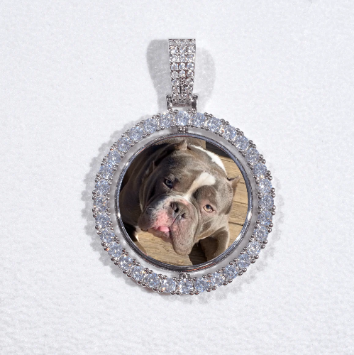 3D Spinning 2-Faced Custom Picture Pendant