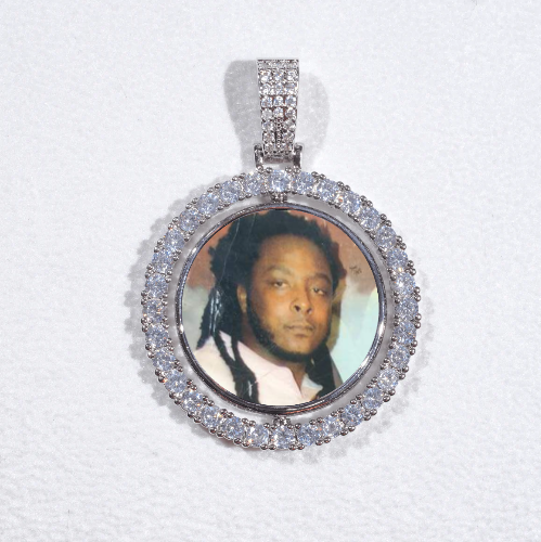 3D Spinning 2-Faced Custom Picture Pendant