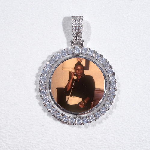 3D Spinning 2-Faced Custom Picture Pendant