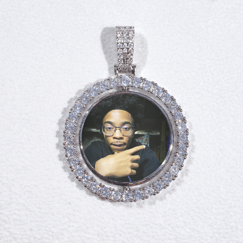 3D Spinning 2-Faced Custom Picture Pendant