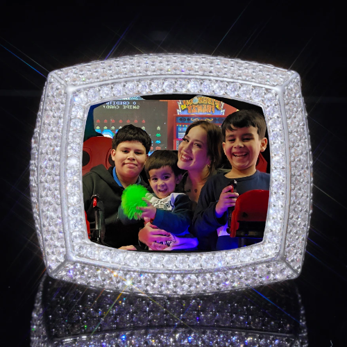 3D CUSTOM PICTURE ICED RING