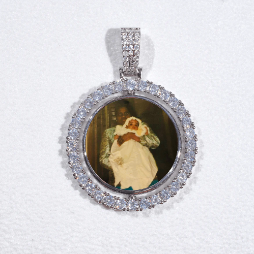 3D Spinning 2-Faced Custom Picture Pendant