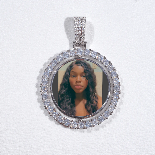 3D Spinning 2-Faced Custom Picture Pendant
