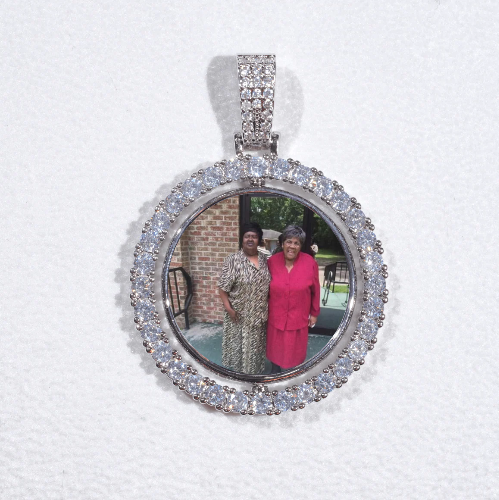 3D Spinning 2-Faced Custom Picture Pendant