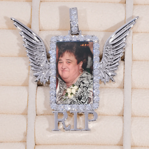 RIP WING 3D CUSTOM PICTURE PENDANT