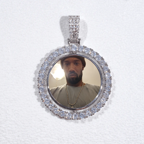 3D Spinning 2-Faced Custom Picture Pendant