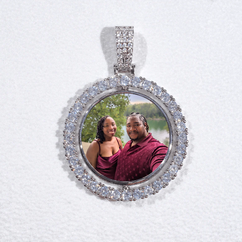 3D Spinning 2-Faced Custom Picture Pendant