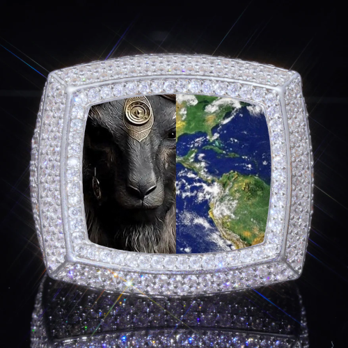 3D CUSTOM PICTURE ICED RING