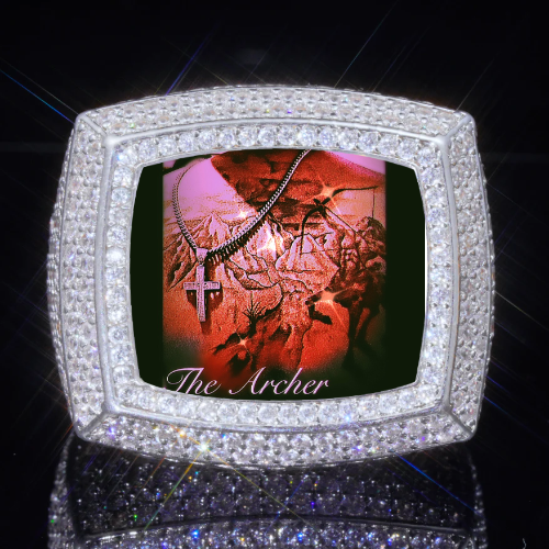 3D CUSTOM PICTURE ICED RING