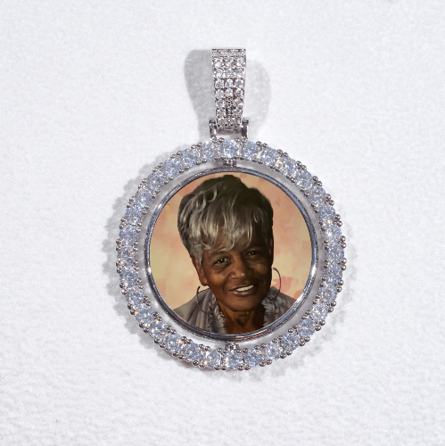 3D Spinning 2-Faced Custom Picture Pendant