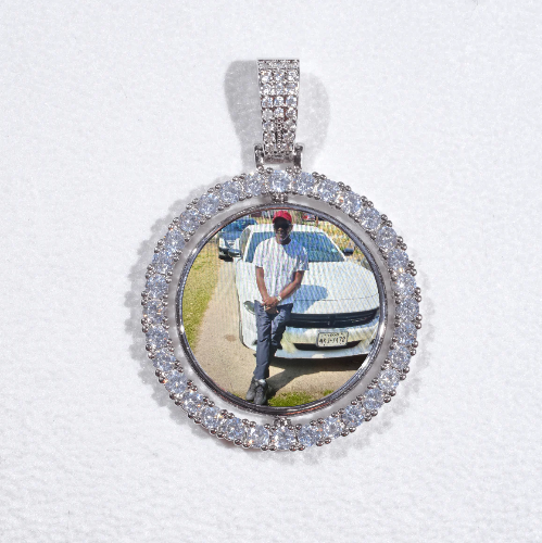3D Spinning 2-Faced Custom Picture Pendant