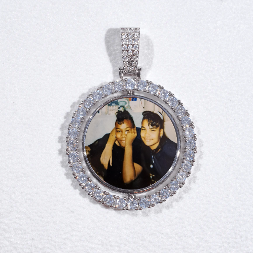 3D Spinning 2-Faced Custom Picture Pendant