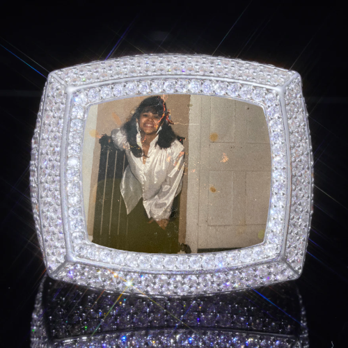 3D CUSTOM PICTURE ICED RING