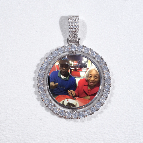 3D Spinning 2-Faced Custom Picture Pendant