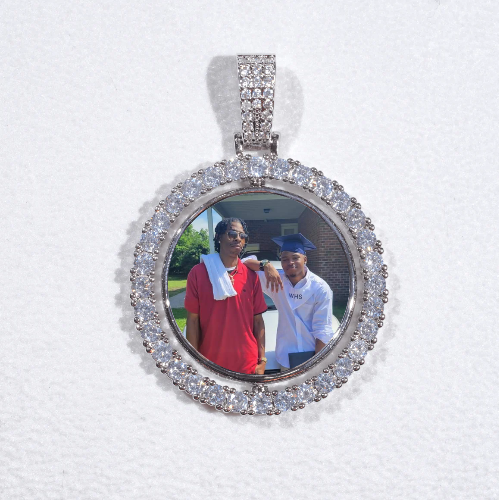 3D Spinning 2-Faced Custom Picture Pendant