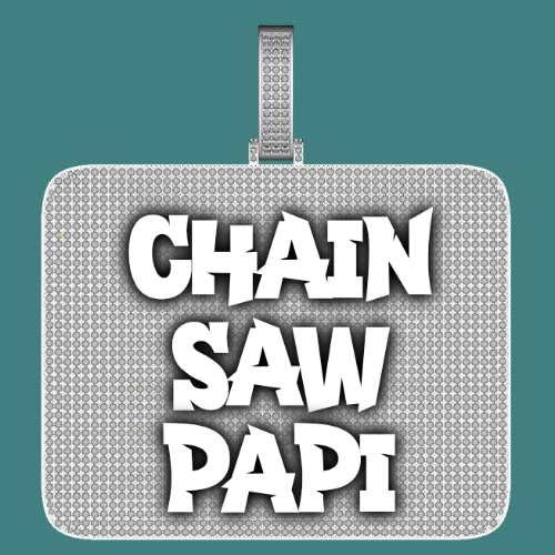 CUSTOM LETTER NECKLACE 3D BIG SQUARE